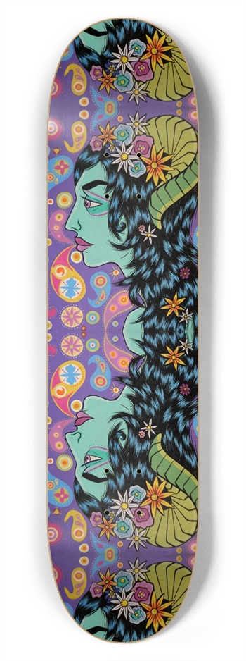 Spring Psychedelia 7-3/4 Skateboard Deck