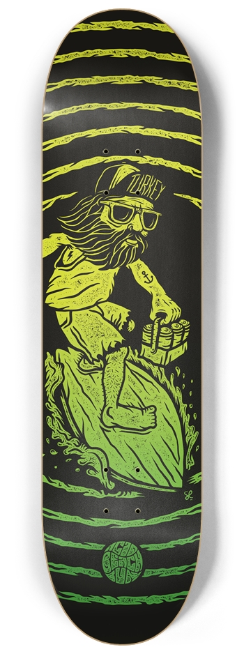Acid Beach Bum 8-1/4 Skateboard Deck