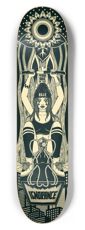 IGNORANCE 7-5/8 Skateboard Deck