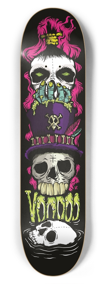 Voodoo Style 7-3/4 Skateboard Deck