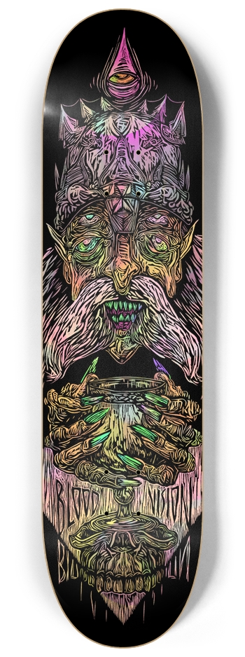 blood vision drank the blood 8.25 8-1/4 Skateboard Deck