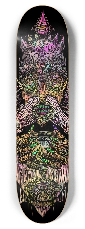 blood vision drank the blood 7.87 7-7/8 Skateboard Deck