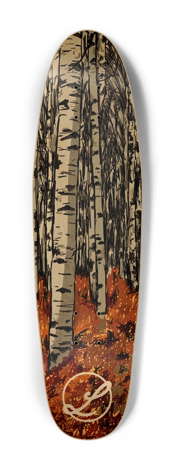 Birch Skateboard Cruiser Shape