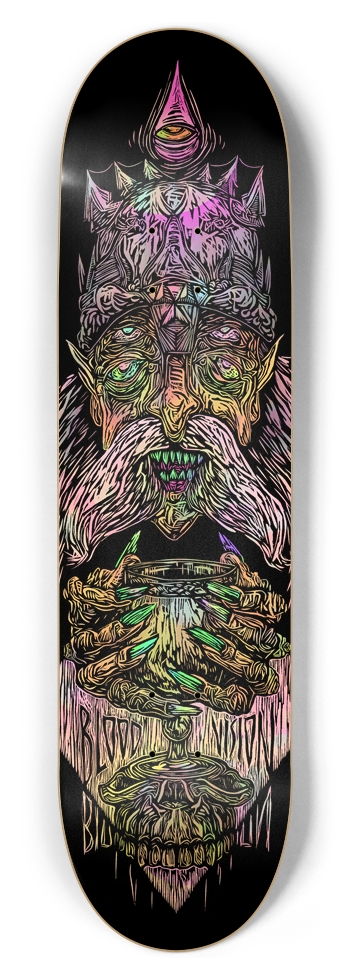 blood vision drank the blood 8.5 8-1/2 Skateboard Deck