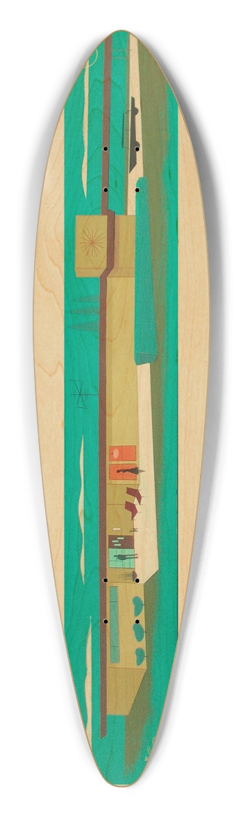 Suburban Bliss LB Pintail Longboard