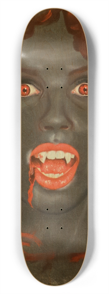 Lucy Vampire Custom Skateboard 7-3/4 Skateboard Deck