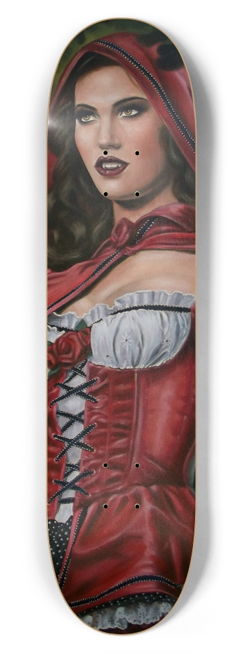 Little Red Cap Custom Skateboard 7-3/4 Skateboard Deck