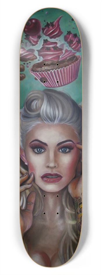 Pin Up girl Skateboard 7-3/4 Skateboard Deck