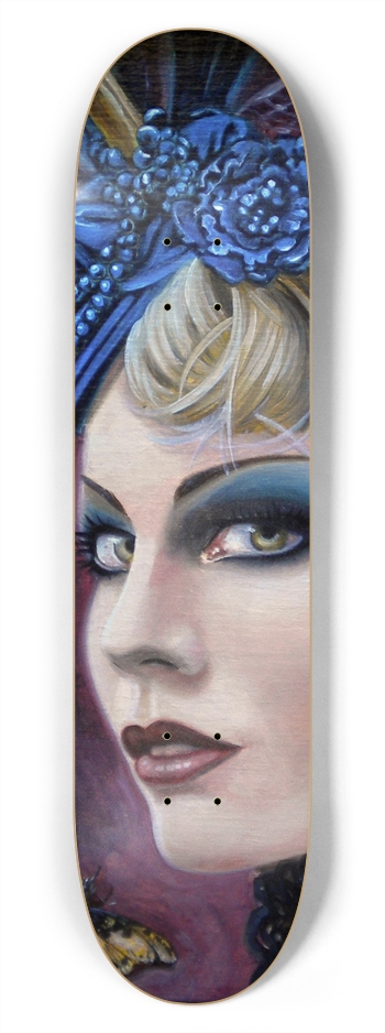 Dark Lady Custom Skateboard 7-3/4 Skateboard Deck