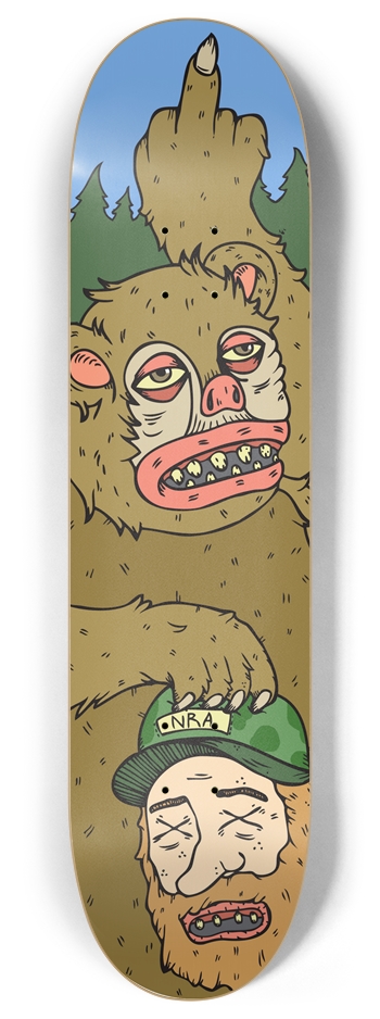 The hunter 8 Inch Skateboard Deck