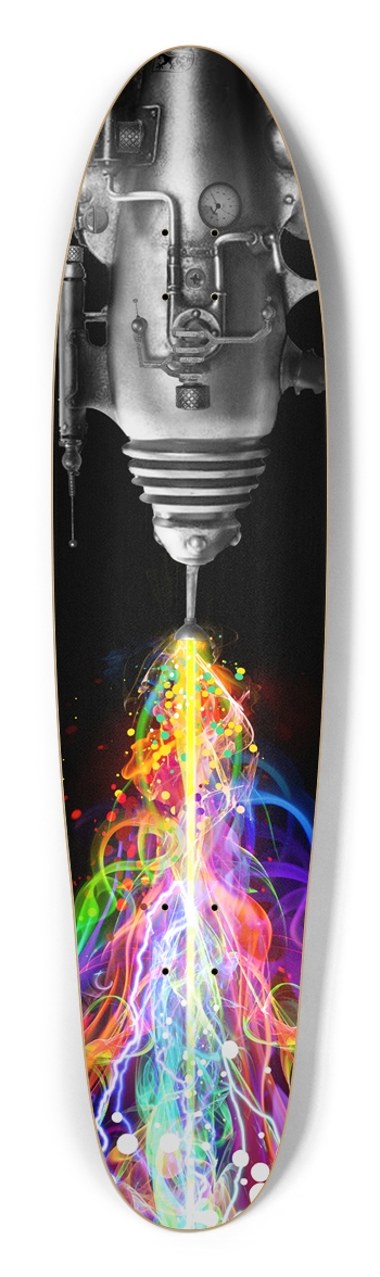 Raygun Custom Longboard by Zig Longboard Shape