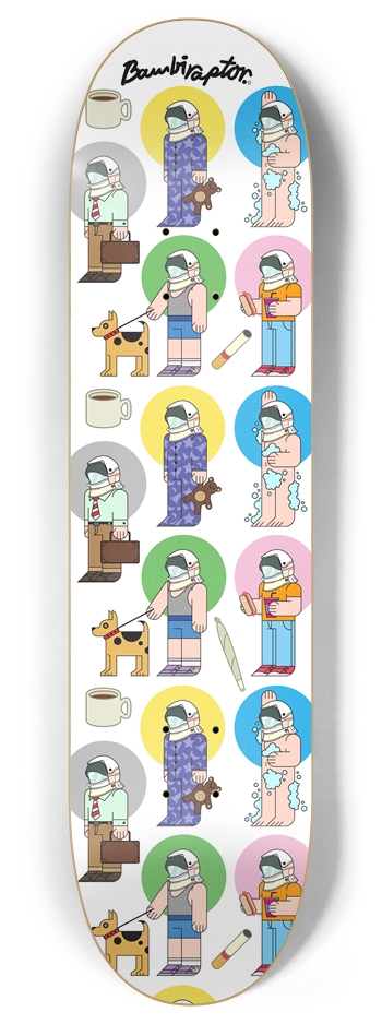 AstroNormal 8 Inch Skateboard Deck