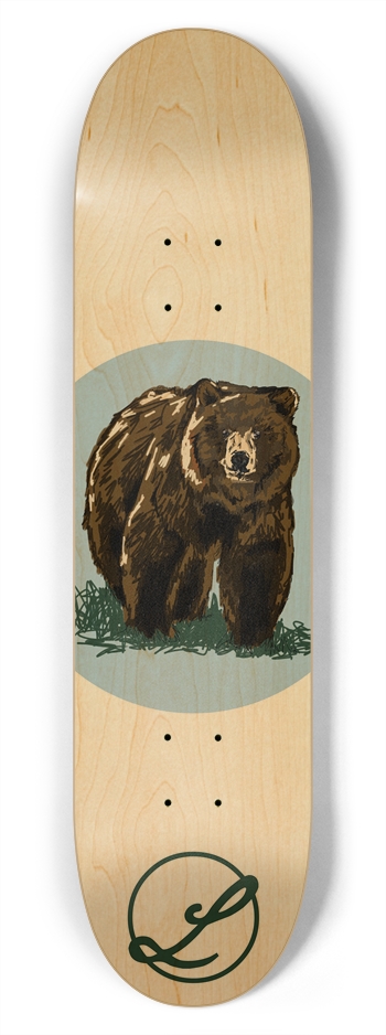Dah Bear Skateboard 7-3/4 Skateboard Deck