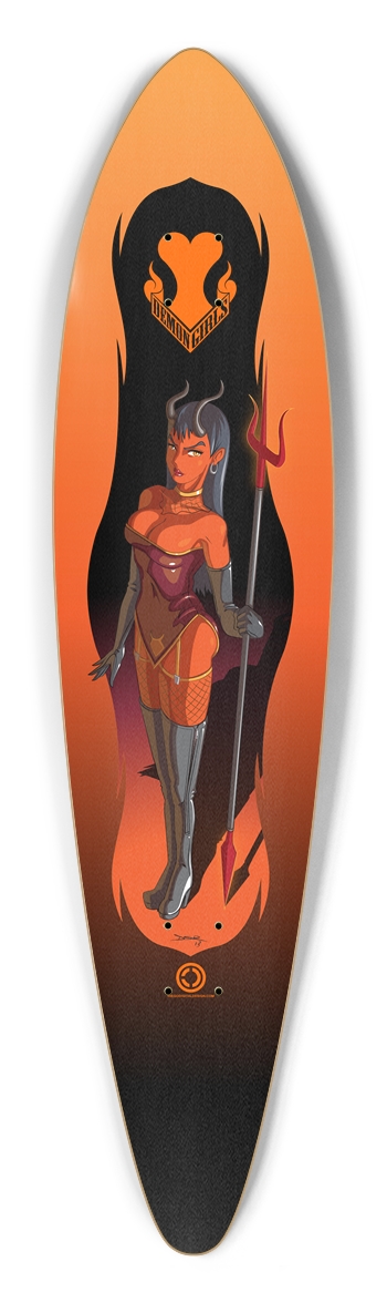 Demon Girls Pintail Longboard