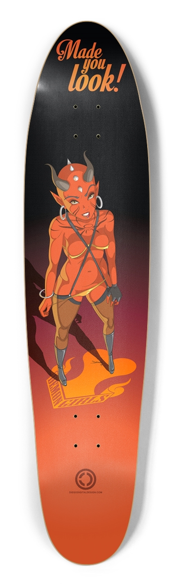 Demongirls Second Ed. Longboard Longboard Shape