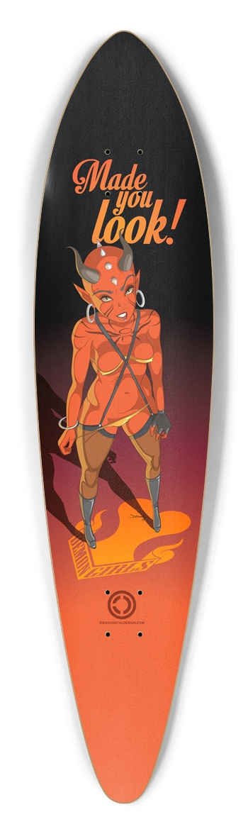 Demongirls Second Ed. Pintail Pintail Longboard