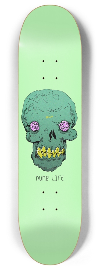 Kewl Skall 8 Inch Skateboard Deck