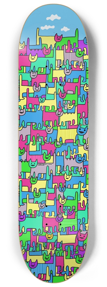 Silent Killers 8-1/4 Skateboard Deck