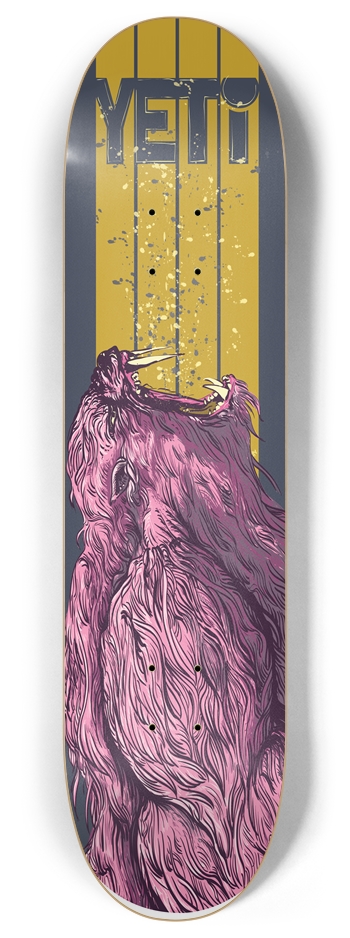 Yeti 8 Inch Skateboard Deck