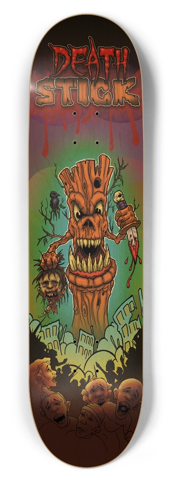 STICK OF DEATH 8-1/2 Skateboard Deck