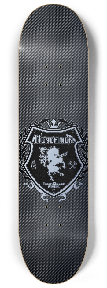 Henchmen Team Crest 8.25" 8-1/4 Skateboard Deck