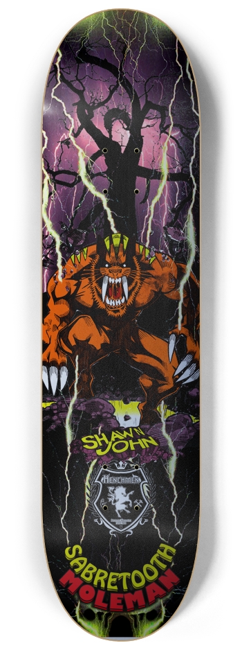 Shawn John- SILVER 8.25" 8-1/4 Skateboard Deck
