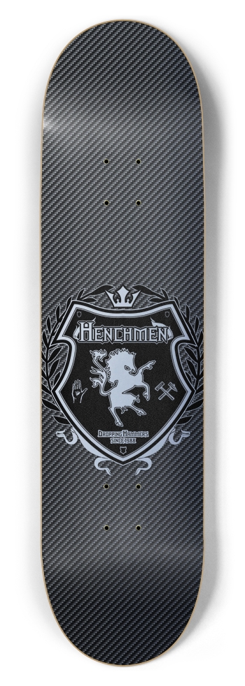 Henchmen Team Crest 8.5" 8-1/2 Skateboard Deck