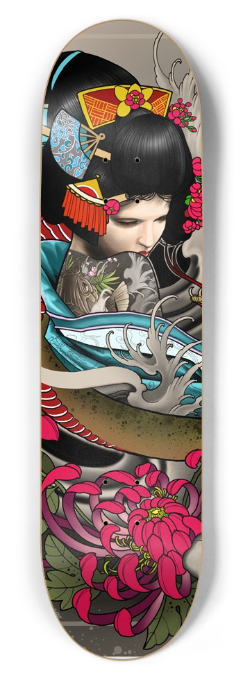 Geisha Skateboard 8-1/2 Skateboard Deck