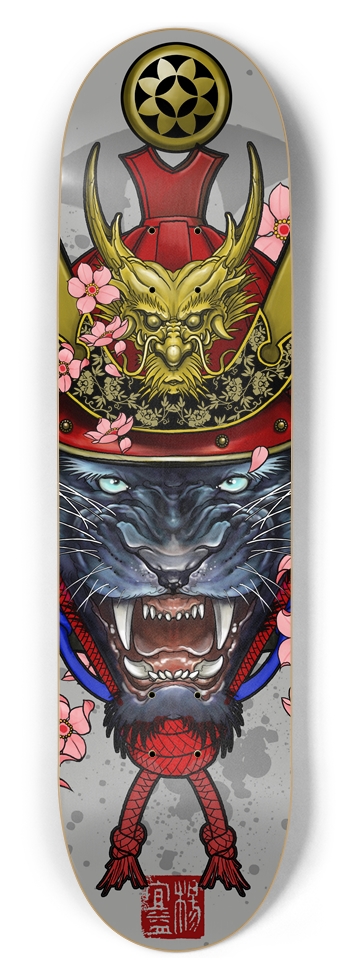 Panther Kabuto Skateboard 8-1/2 Skateboard Deck