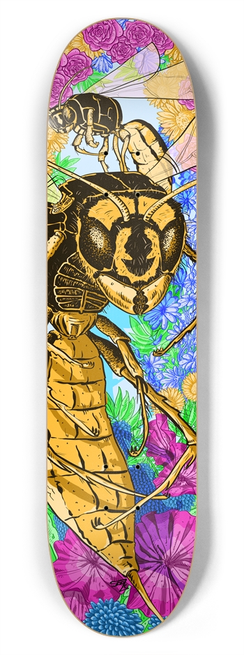 Wasp 7-3/4 Skateboard Deck