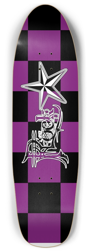 Rock Star BP Checker Punk Nose Pool Deck Punk Nose Pool Shape