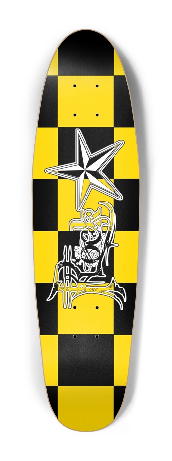 Rock Star BY Checker Cruiser Deck Cruiser Shape