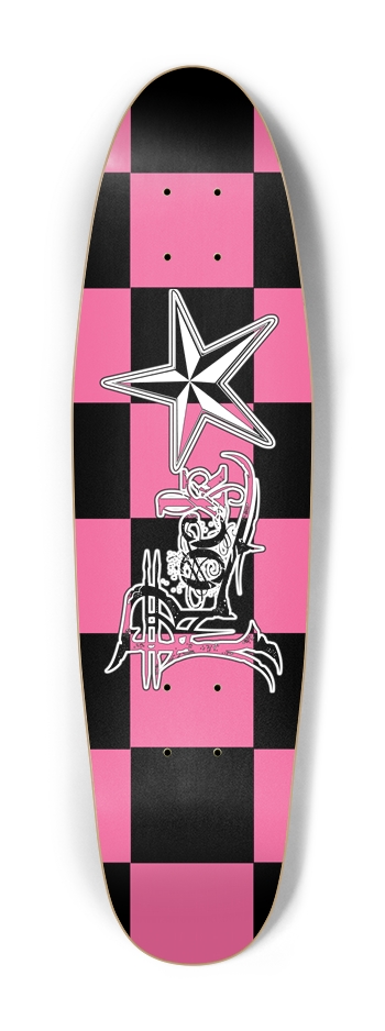 Rock Star BPk Checker Cruiser Deck Cruiser Shape