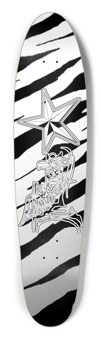 Rock Star WTS Longboard Deck Longboard Shape