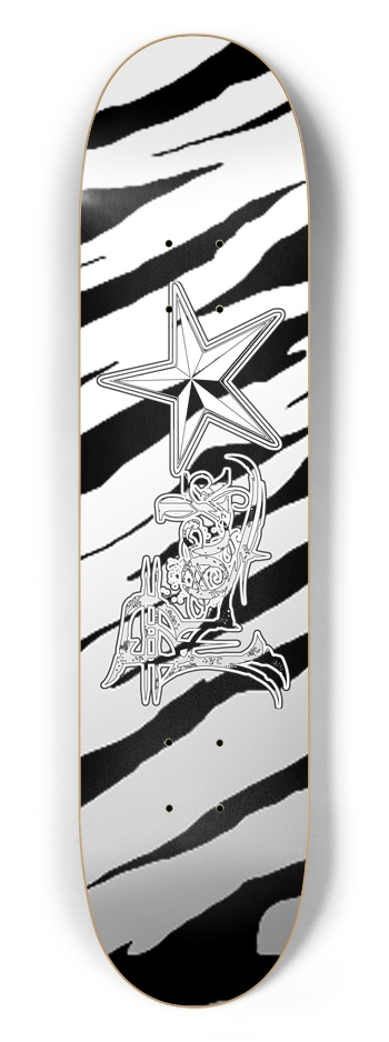 Rock Star WTS 7 1/2" Deck 7-1/2 Skateboard Deck