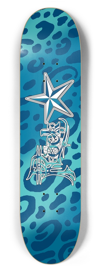Rock Star BLP 7 5/8" Deck 7-5/8 Skateboard Deck