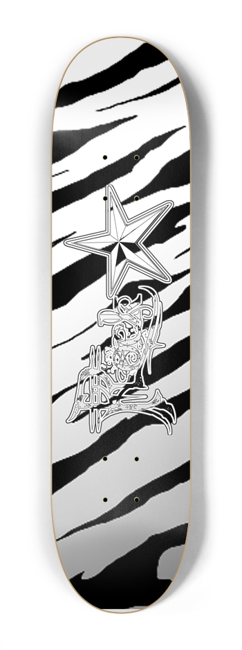 Rock Star WTS 7 1/4" Deck 7-1/4 Mini/Kid Skateboard