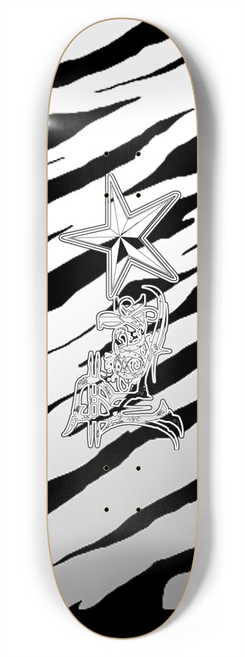 Rock Star WTS 7 3/4" Deck 7-3/4 Skateboard Deck