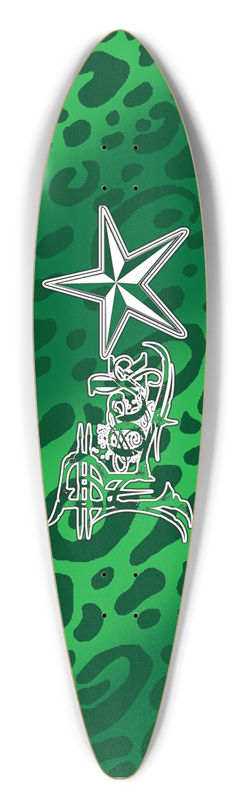 Rock Star GLP Pintail Longboard Deck Pintail Longboard