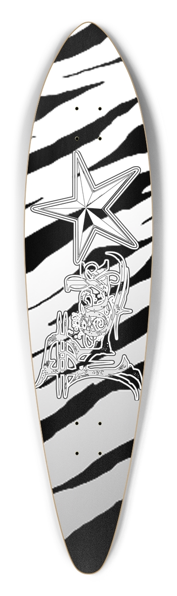 Rock Star WTS Pintail Longboard Deck Pintail Longboard