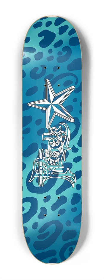 Rock Star BLP 7 1/4" Deck 7-1/4 Mini/Kid Skateboard