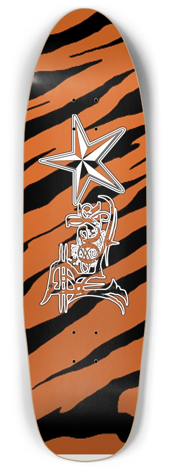 Rock Star Tiger Stripe Punk Nose Pool Deck Punk Nose Shape