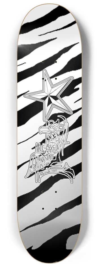 Rock Star 8 1/4" Deck 8-1/4 Skateboard Deck