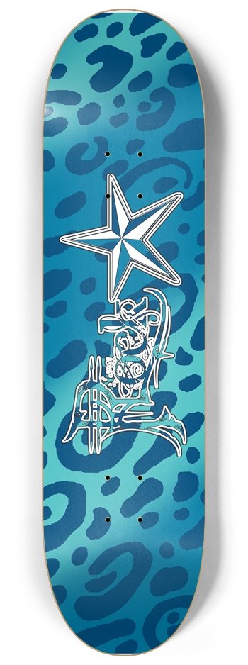 Rock Star BLP 8 1/4" Deck 8-1/4 Skateboard Deck
