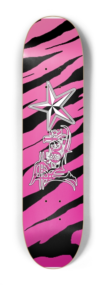 Rock Star PkTS 7 1/4" Deck 7-1/4 Mini/Kid Skateboard