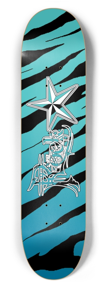 Rock Star BTS 7 5/8" Deck 7-5/8 Skateboard Deck