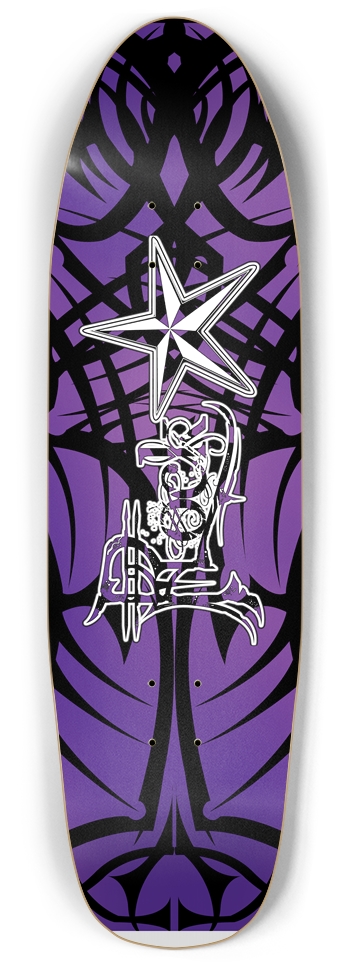 Rock Star Purple Tribal Punk Nose Pool Deck Punk Nose Shape