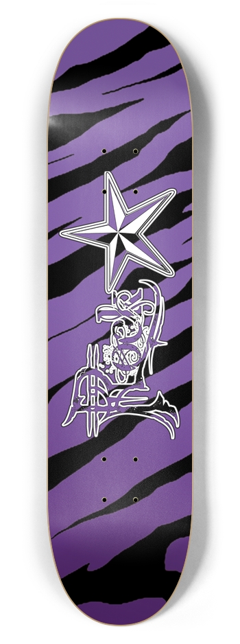 Rock Star PTS 7 5/8" Deck 7-5/8 Skateboard Deck