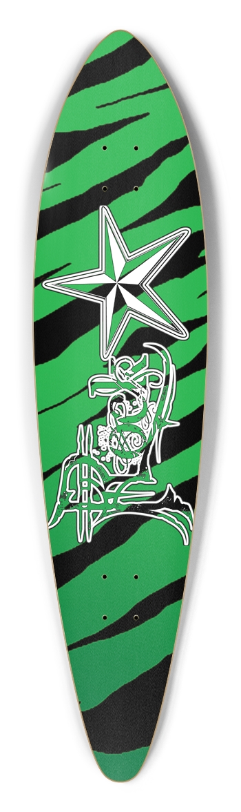 Rock Star GTS Pintail Longboard Deck Pintail Longboard