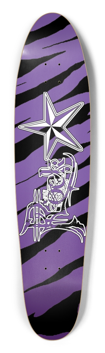 Rock Star PTS Longboard Deck Longboard Shape